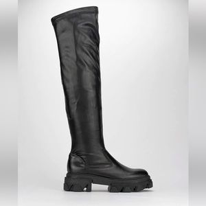 New Wild Diva Knee High Round Toe Boots